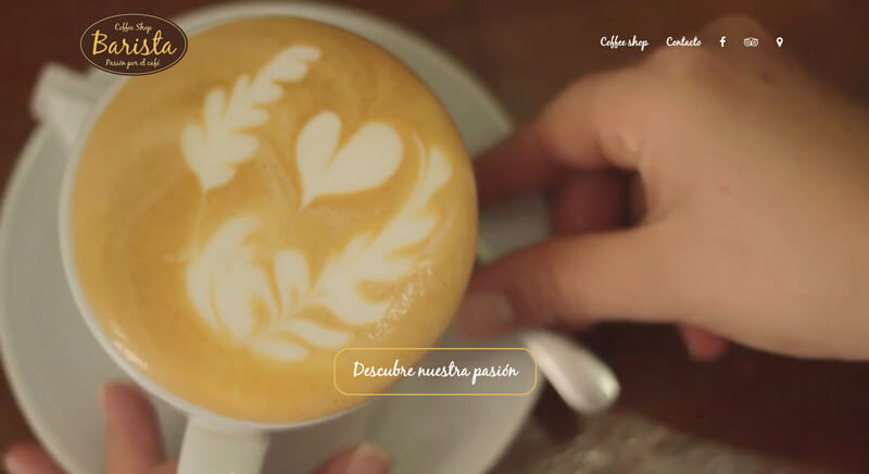Portada web Barista